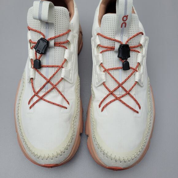 ON CLOUDAWAY ICE CHILI RED GREY WHITE RUNNING SHOES SZ 9 Womens - Picture 8 of 16